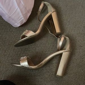 Ride Gold Heels